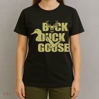 Hunting Season Buck Duck Goose Big Game Duck T-Shirt thumb 4