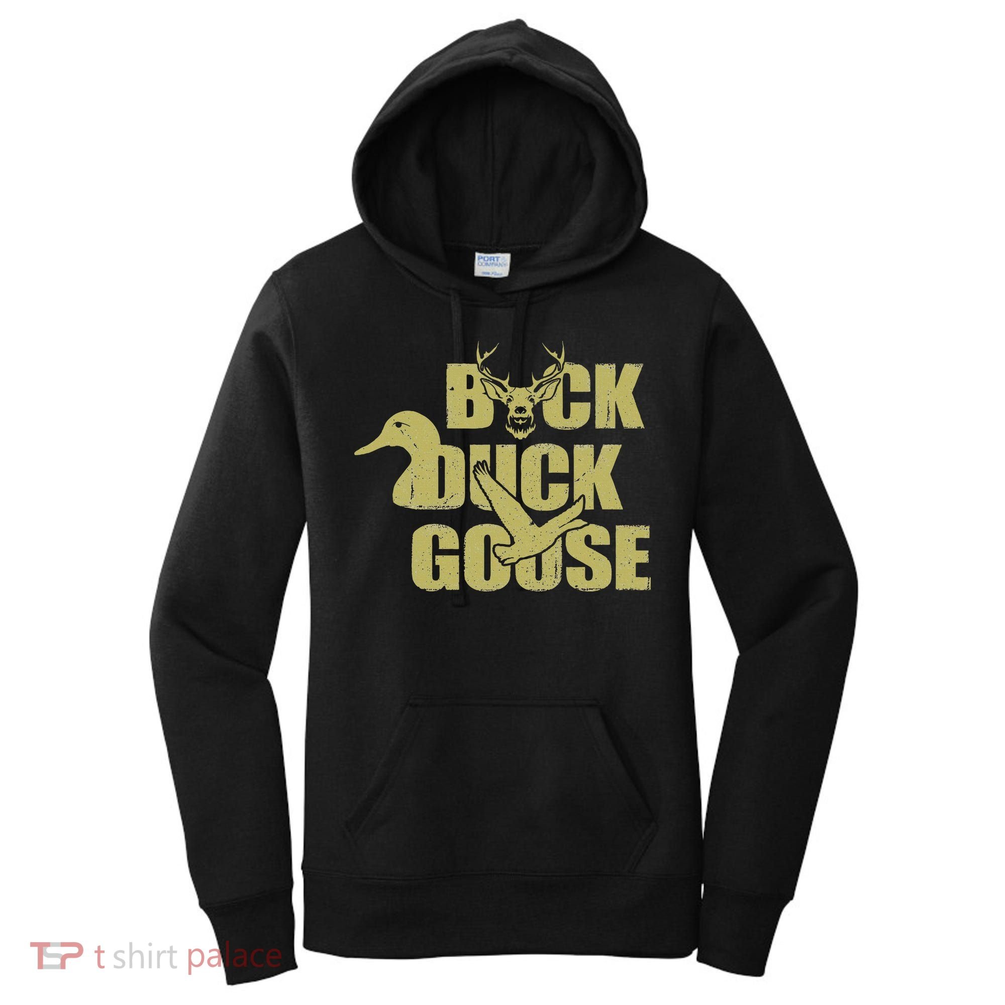 Hunting Season Buck Duck Goose Big Game Duck Women's Hoodie