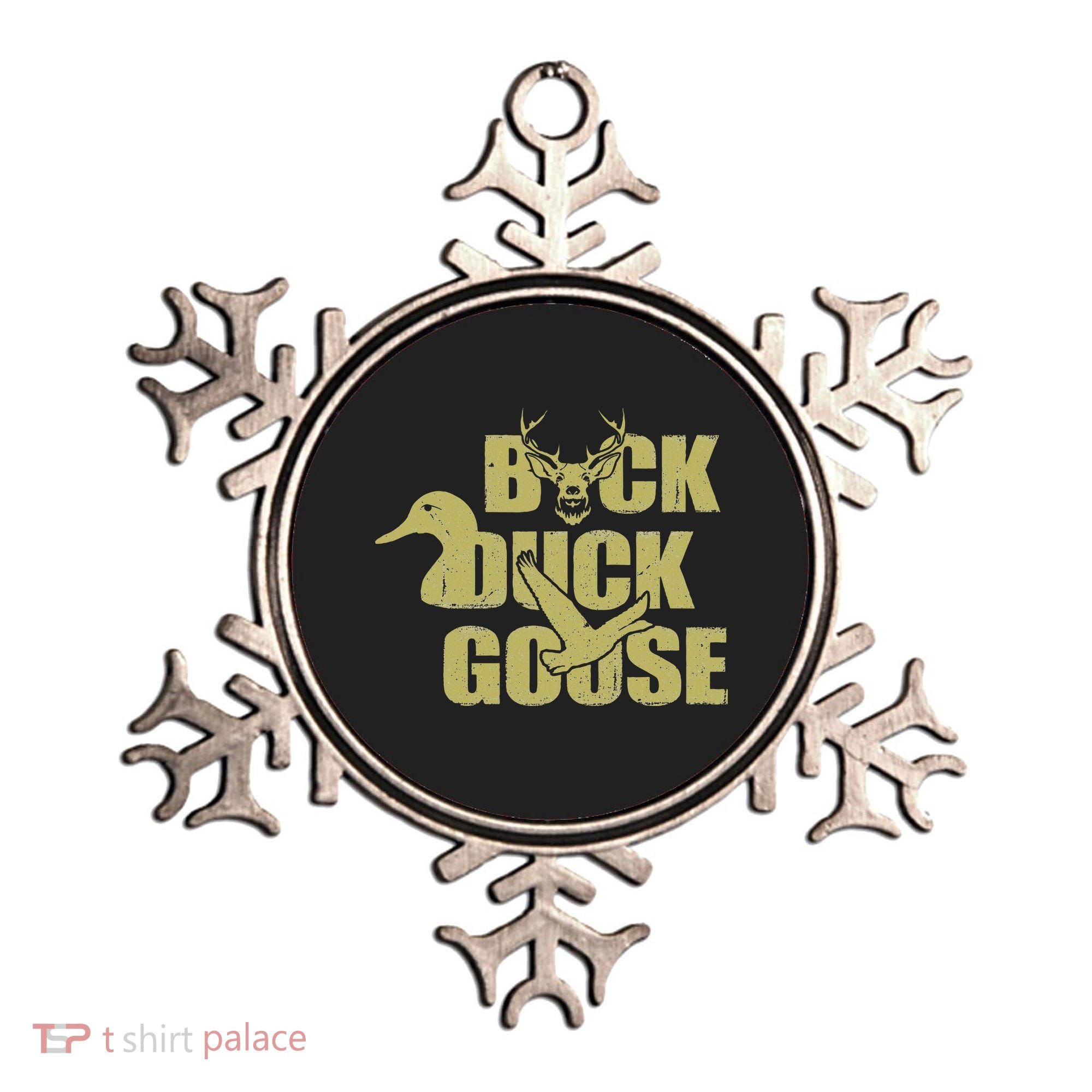 Hunting Season Buck Duck Goose Big Game Duck Ornament