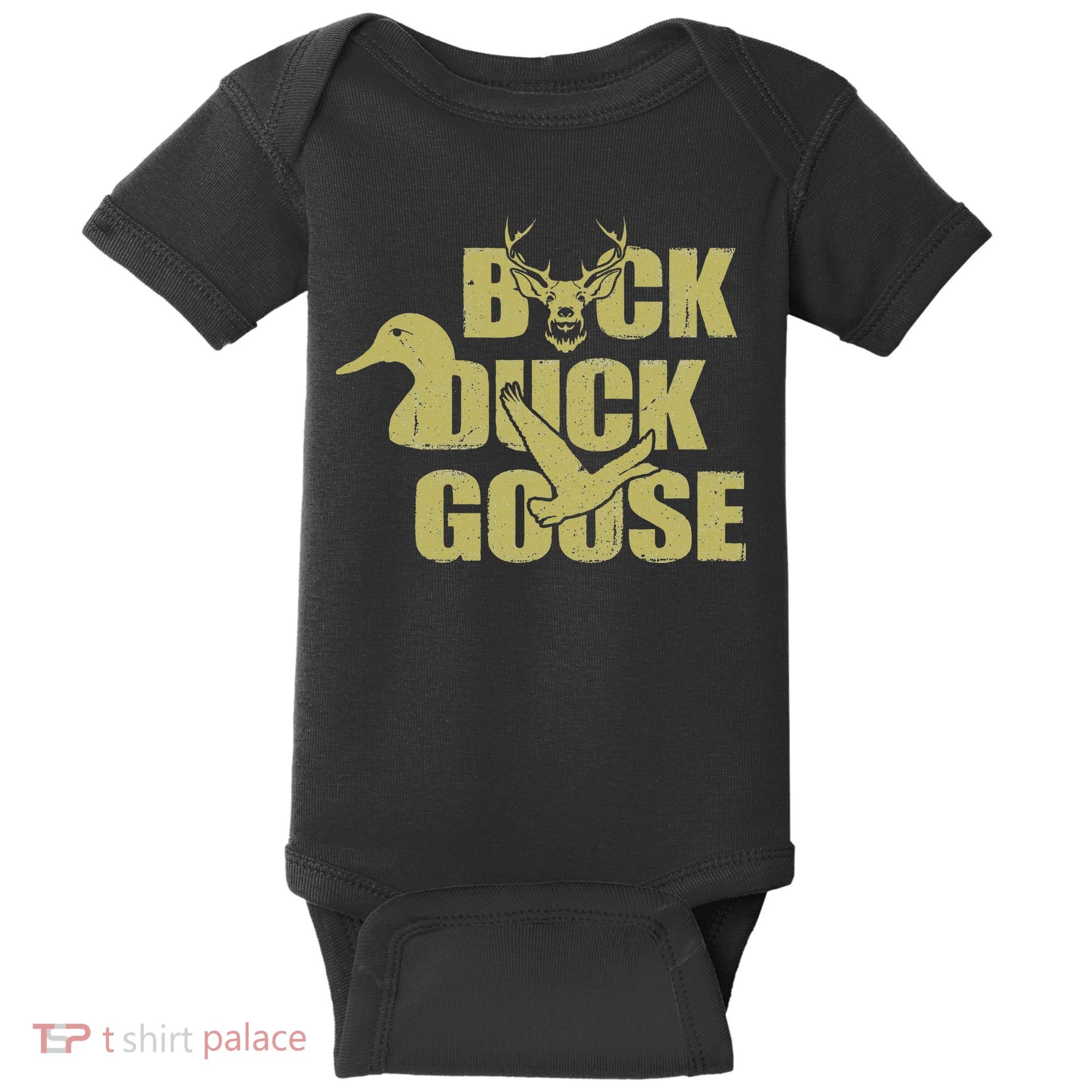 Hunting Season Buck Duck Goose Big Game Duck Baby Bodysuit