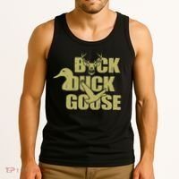 Hunting Season Buck Duck Goose Big Game Duck Tank Top thumb 3