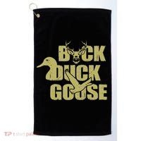 Hunting Season Buck Duck Goose Big Game Duck Golf Towel thumb 0
