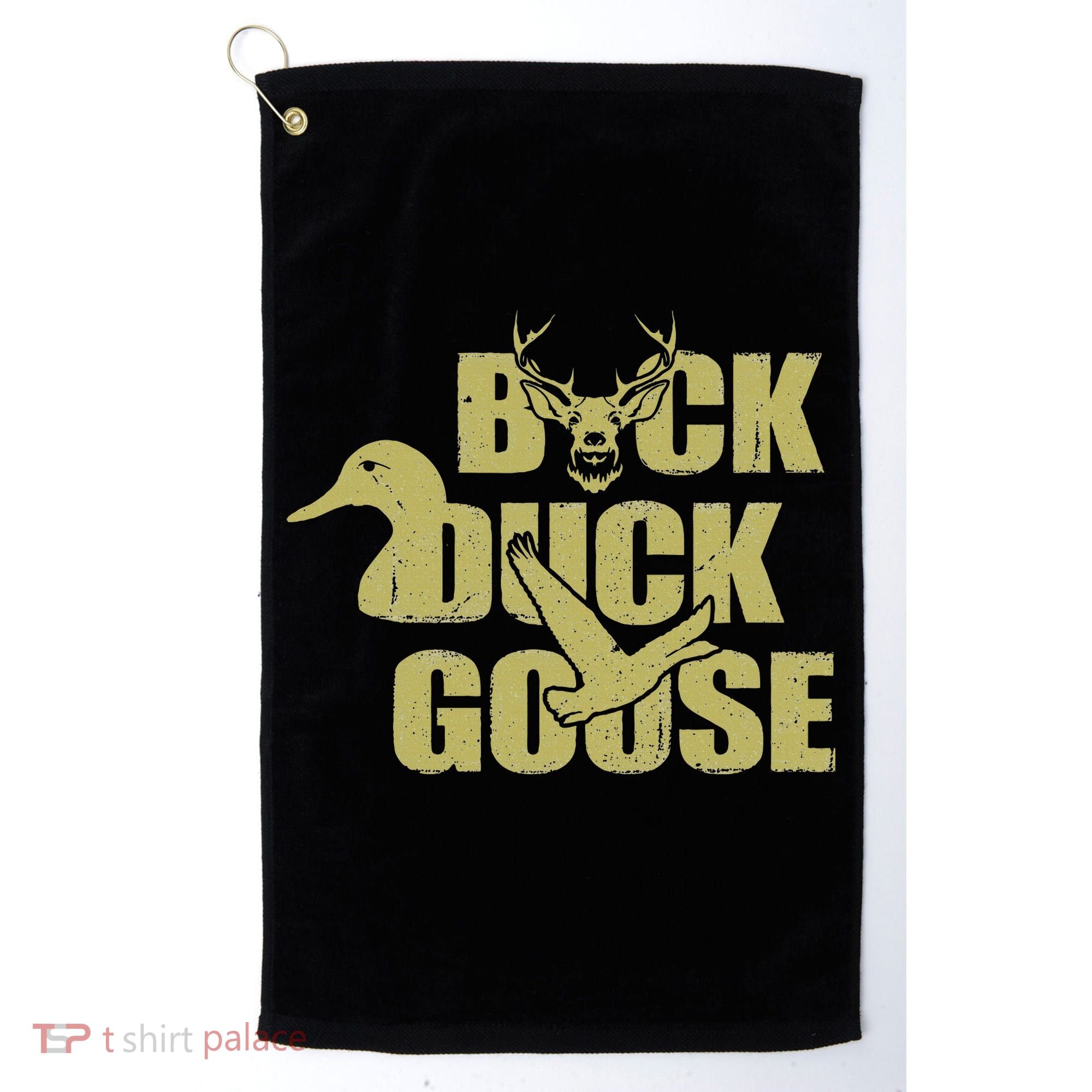 Hunting Season Buck Duck Goose Big Game Duck Golf Towel