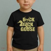 Hunting Season Buck Duck Goose Big Game Duck Toddler T-Shirt thumb 2