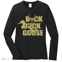Hunting Season Buck Duck Goose Big Game Duck Women's Long Sleeve Shirt thumb 0