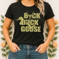 Hunting Season Buck Duck Goose Big Game Duck Women's T-Shirt thumb 2