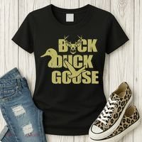 Hunting Season Buck Duck Goose Big Game Duck Women's T-Shirt thumb 3