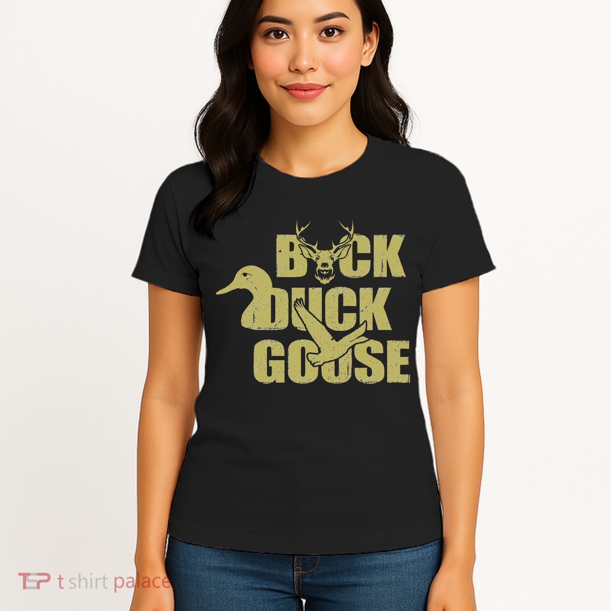 Hunting Season Buck Duck Goose Big Game Duck Women's T-Shirt