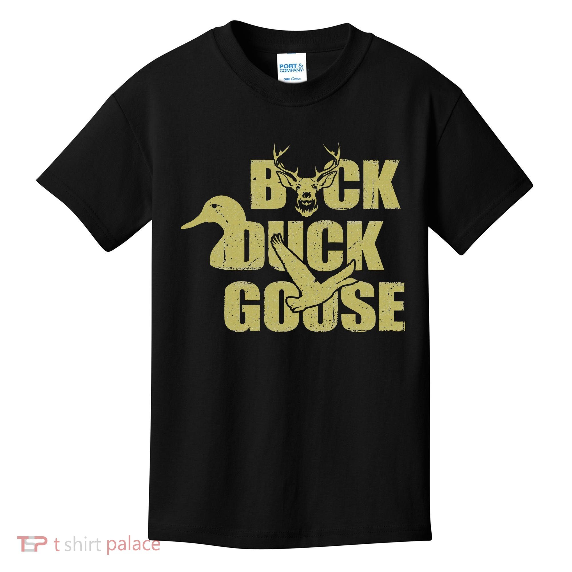 Hunting Season Buck Duck Goose Big Game Duck Kids T-Shirt