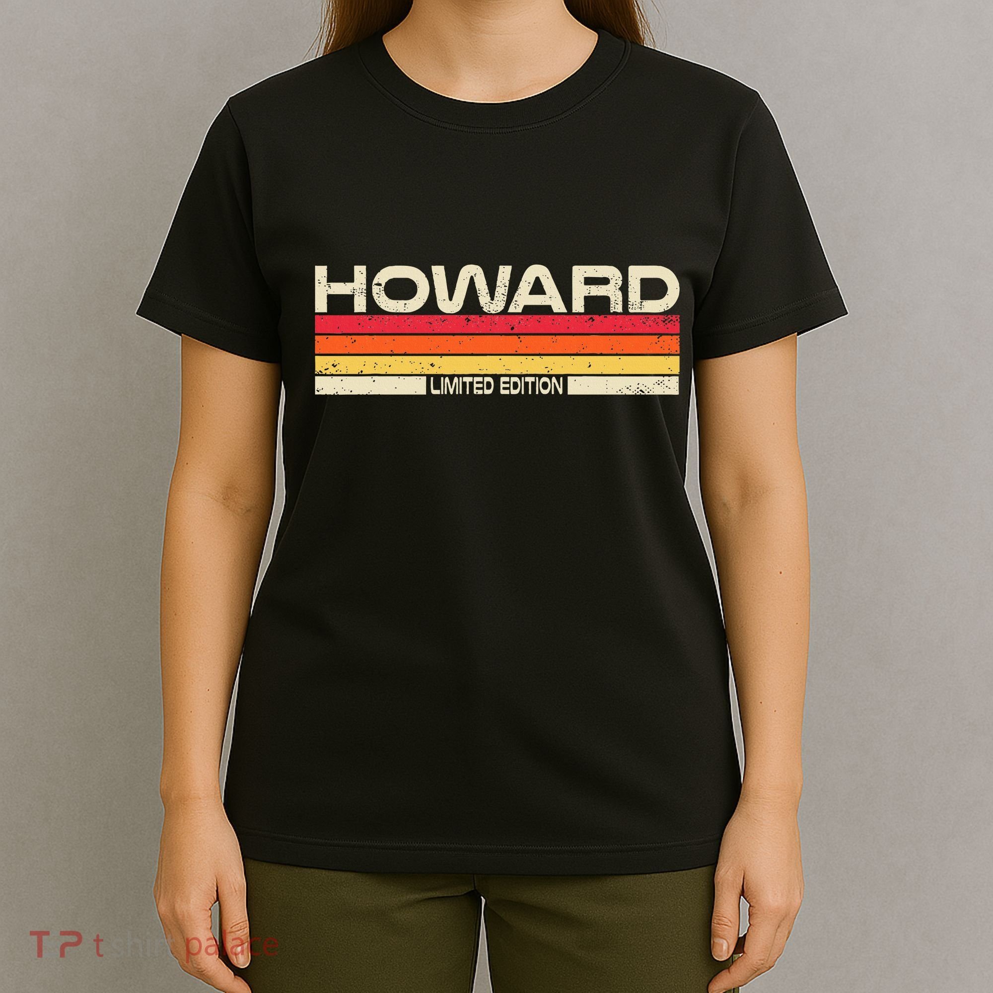 Howard Surname Birthday Family Reunion 80s 90s Sunset T-Shirt