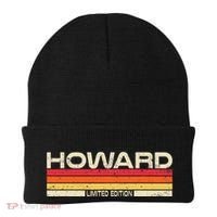 Howard Surname Birthday Family Reunion 80s 90s Sunset Beanie thumb 0