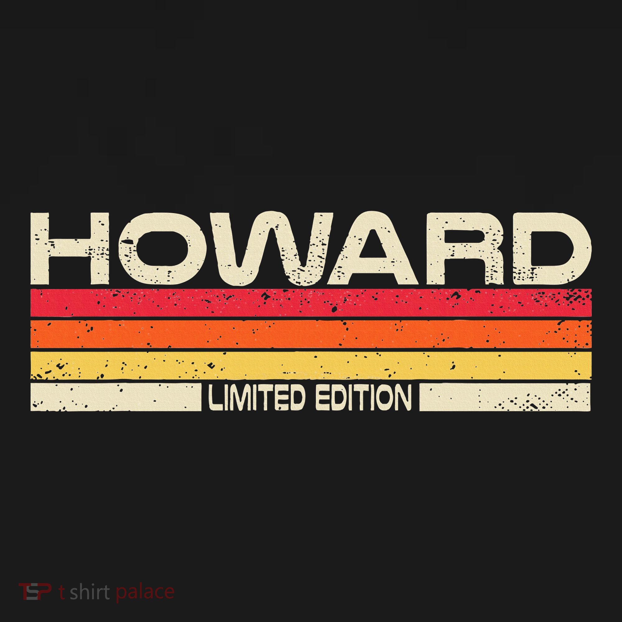 Howard Surname Birthday Family Reunion 80s 90s Sunset Tank Top