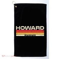 Howard Surname Birthday Family Reunion 80s 90s Sunset Golf Towel thumb 0