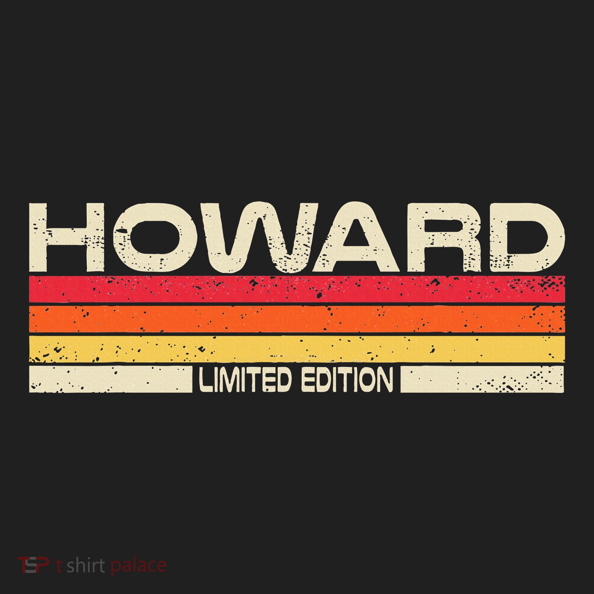 Howard Surname Birthday Family Reunion 80s 90s Sunset Golf Towel