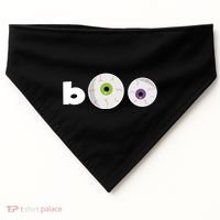 Halloween Scary Boo Eyes USA-Made Doggie Bandana thumb 0