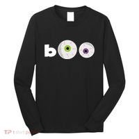 Halloween Scary Boo Eyes Long Sleeve Shirt thumb 0
