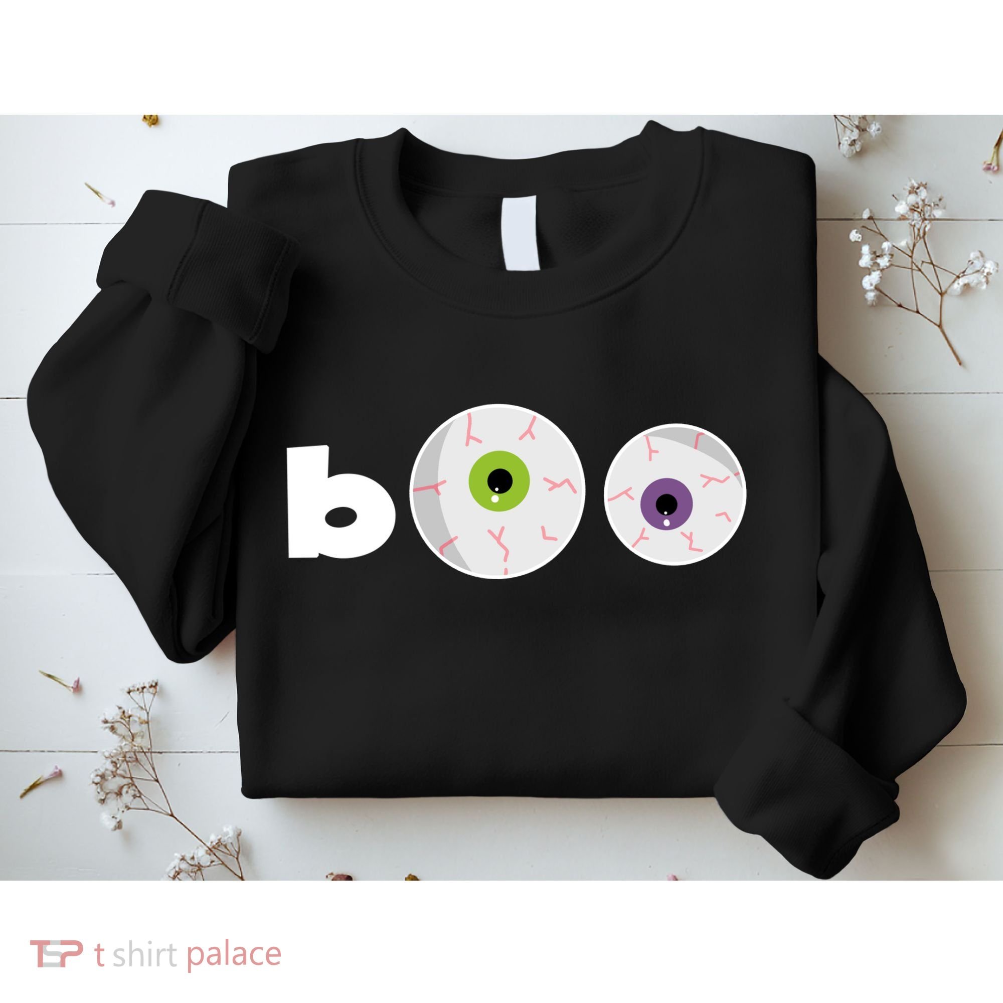 Halloween Scary Boo Eyes Sweatshirt