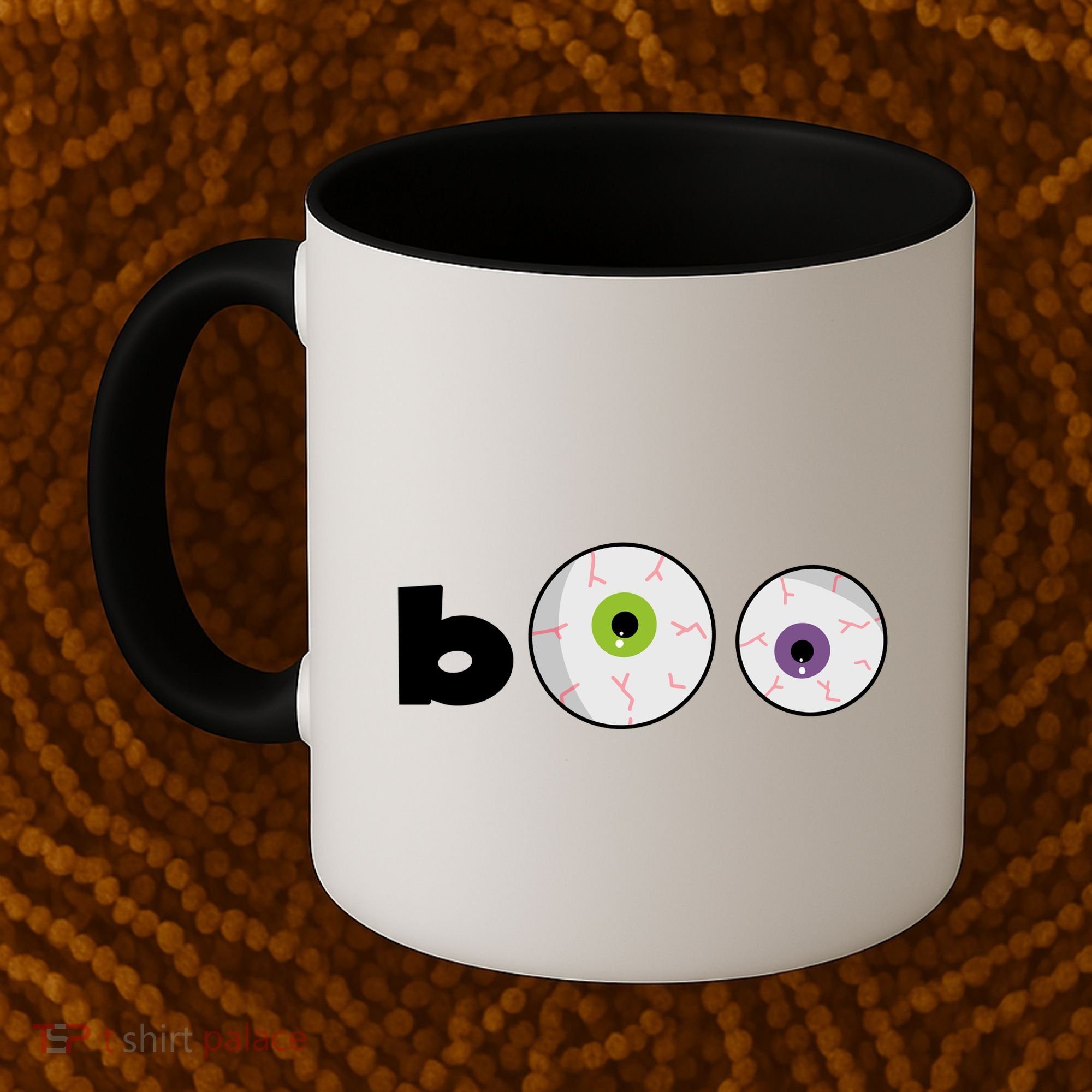 Halloween Scary Boo Eyes Coffee Mug