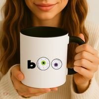 Halloween Scary Boo Eyes Coffee Mug thumb 3