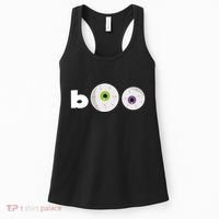 Halloween Scary Boo Eyes Women's Tank Top thumb 0