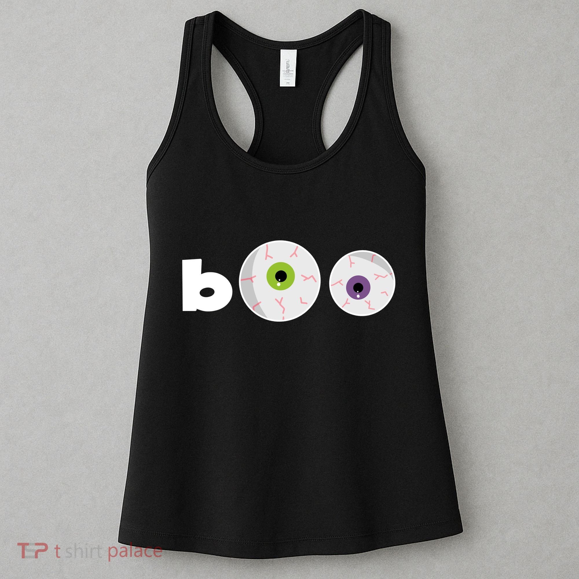 Halloween Scary Boo Eyes Women's Tank Top