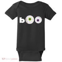 Halloween Scary Boo Eyes Baby Bodysuit thumb 0