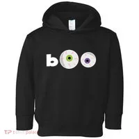 Halloween Scary Boo Eyes Toddler Hoodie thumb 0