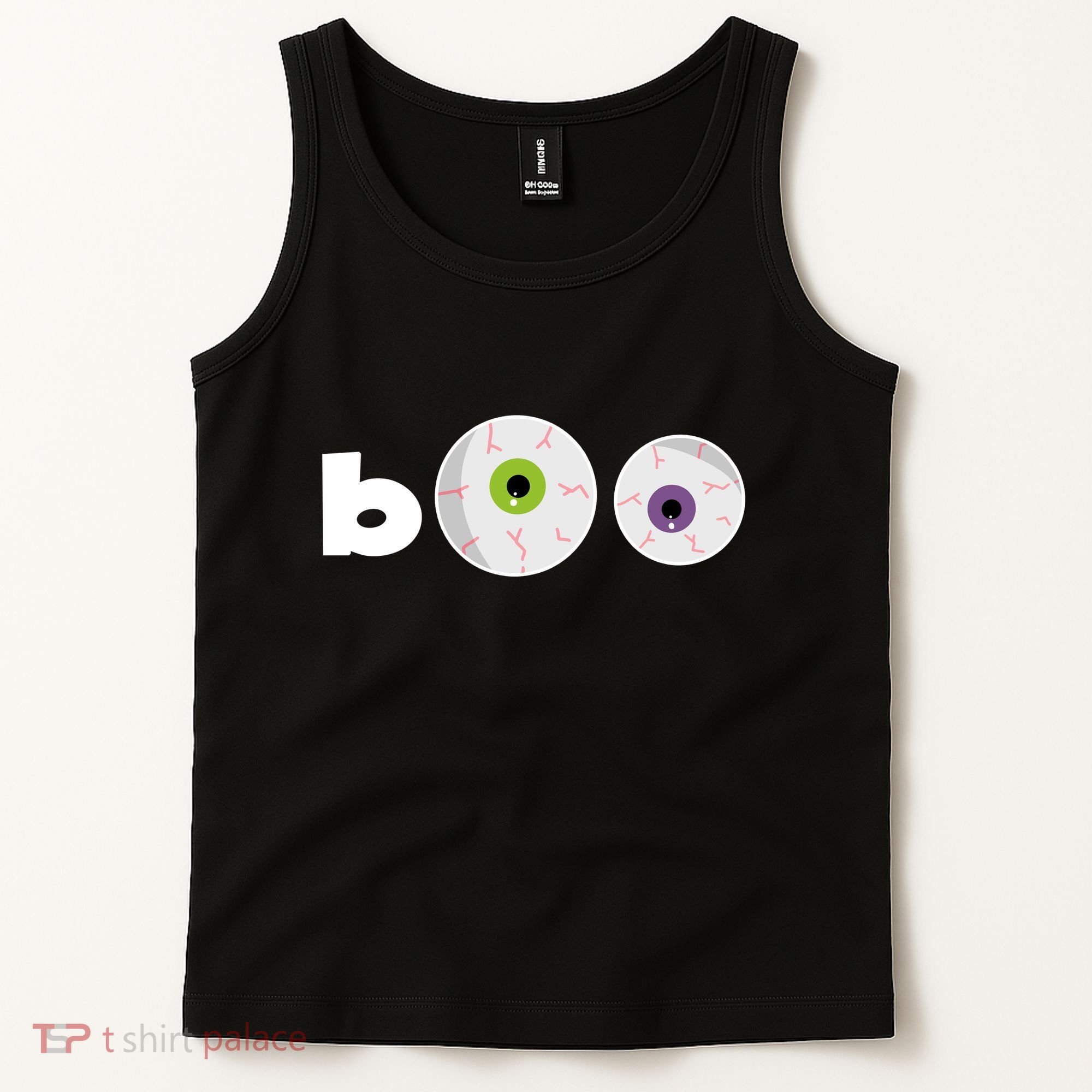 Halloween Scary Boo Eyes Tank Top