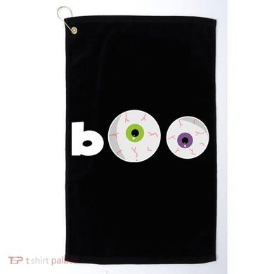 Halloween Scary Boo Eyes Golf Towel