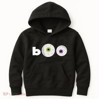 Halloween Scary Boo Eyes Kids Hoodie thumb 0