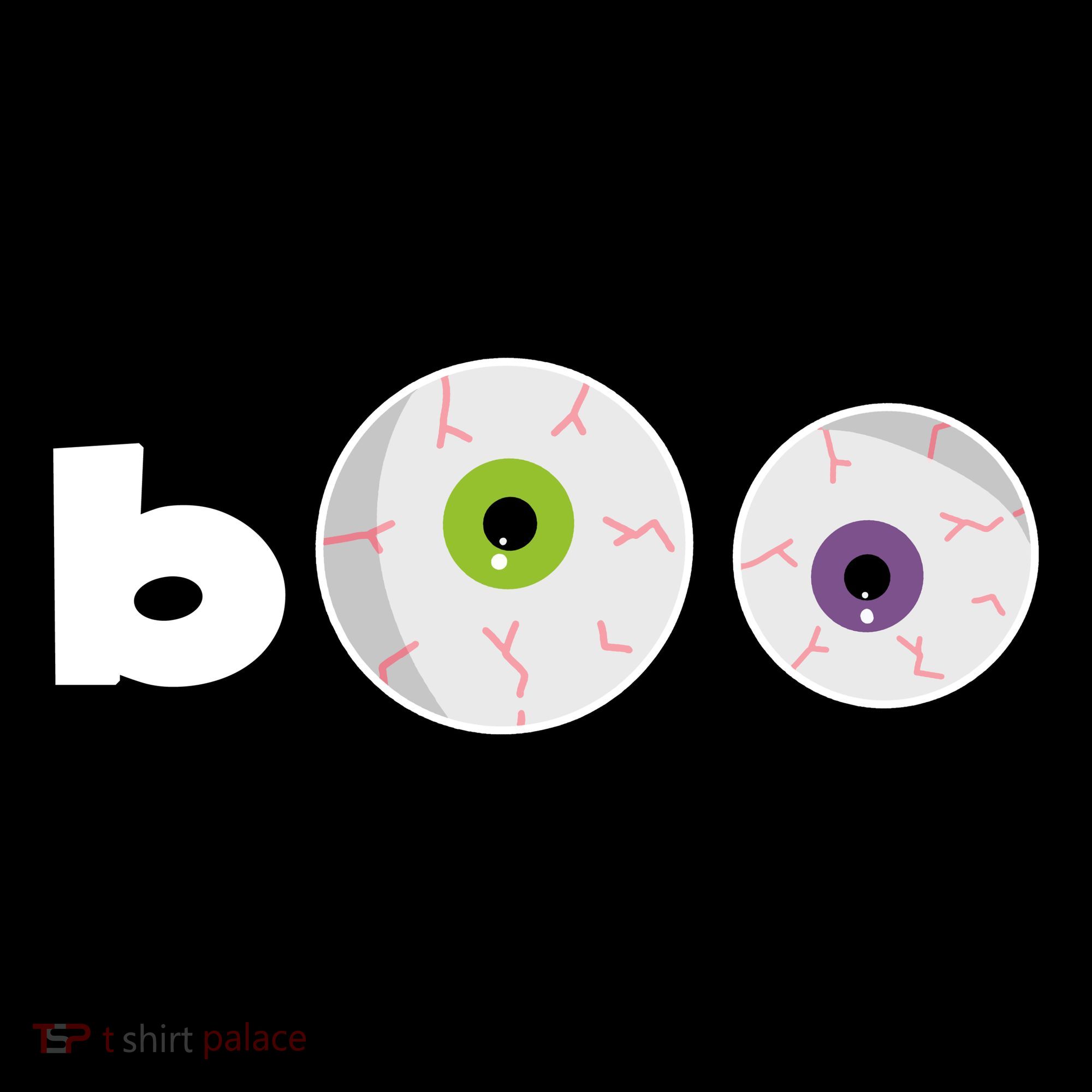 Halloween Scary Boo Eyes Kids Hoodie
