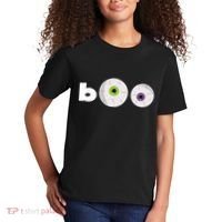 Halloween Scary Boo Eyes Kids T-Shirt thumb 2