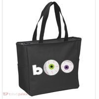 Halloween Scary Boo Eyes Tote Bag thumb 2