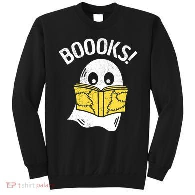 Halloween Saying Boooks Bookworm Ghost Librarian Sweatshirt