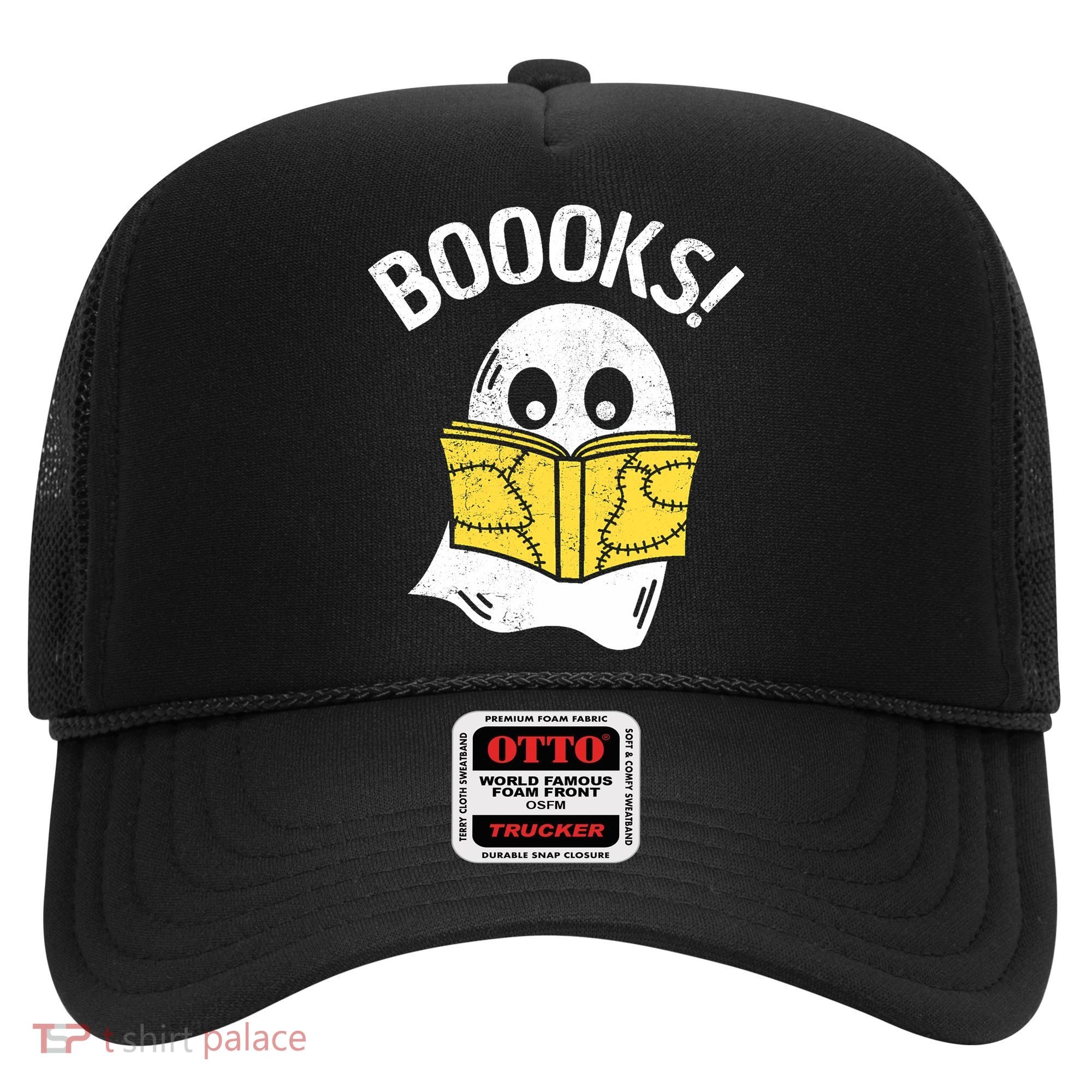 Halloween Saying Boooks Bookworm Ghost Librarian Hat