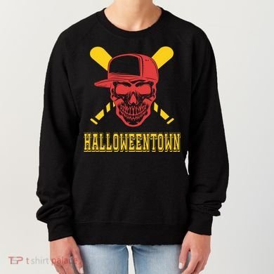 Halloweentown Skeleton Baseball Women's Sweatshirt