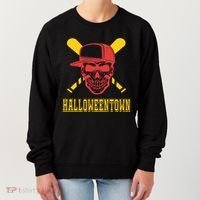 Halloweentown Skeleton Baseball Women's Sweatshirt thumb 0