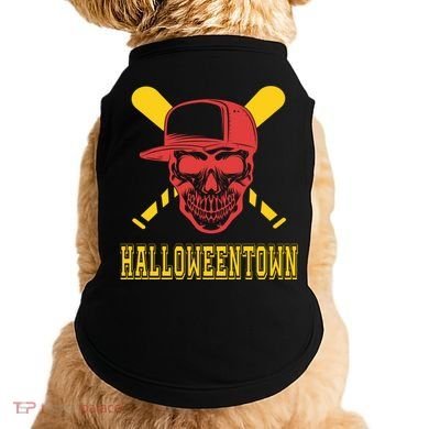 Halloweentown Skeleton Baseball Doggie Tank