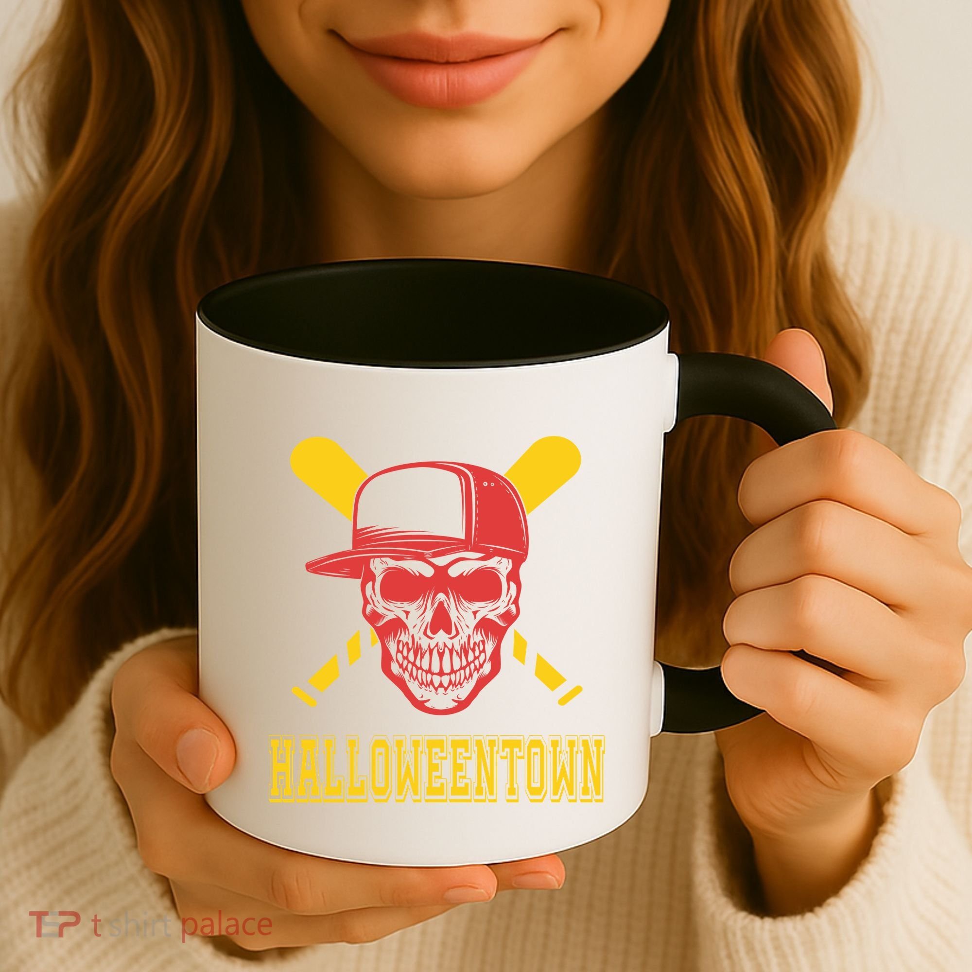 Halloweentown Skeleton Baseball Coffee Mug