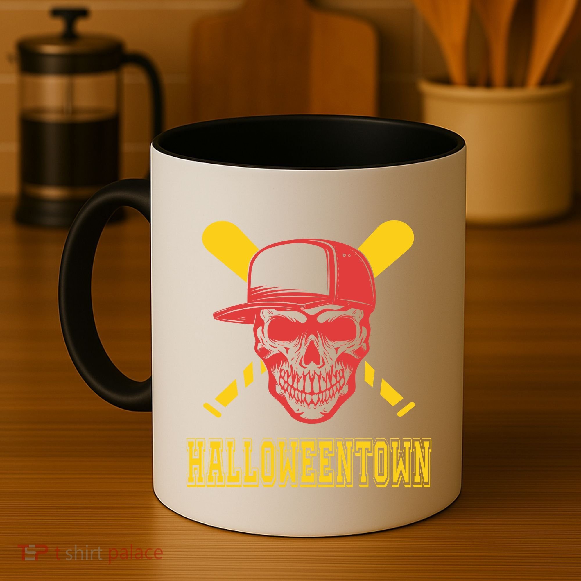 Halloweentown Skeleton Baseball Coffee Mug