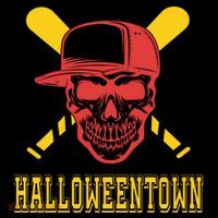 Halloweentown Skeleton Baseball Ornament thumb 1