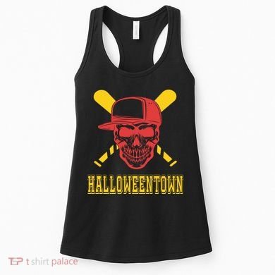 Halloweentown Skeleton Baseball Women's Tank Top