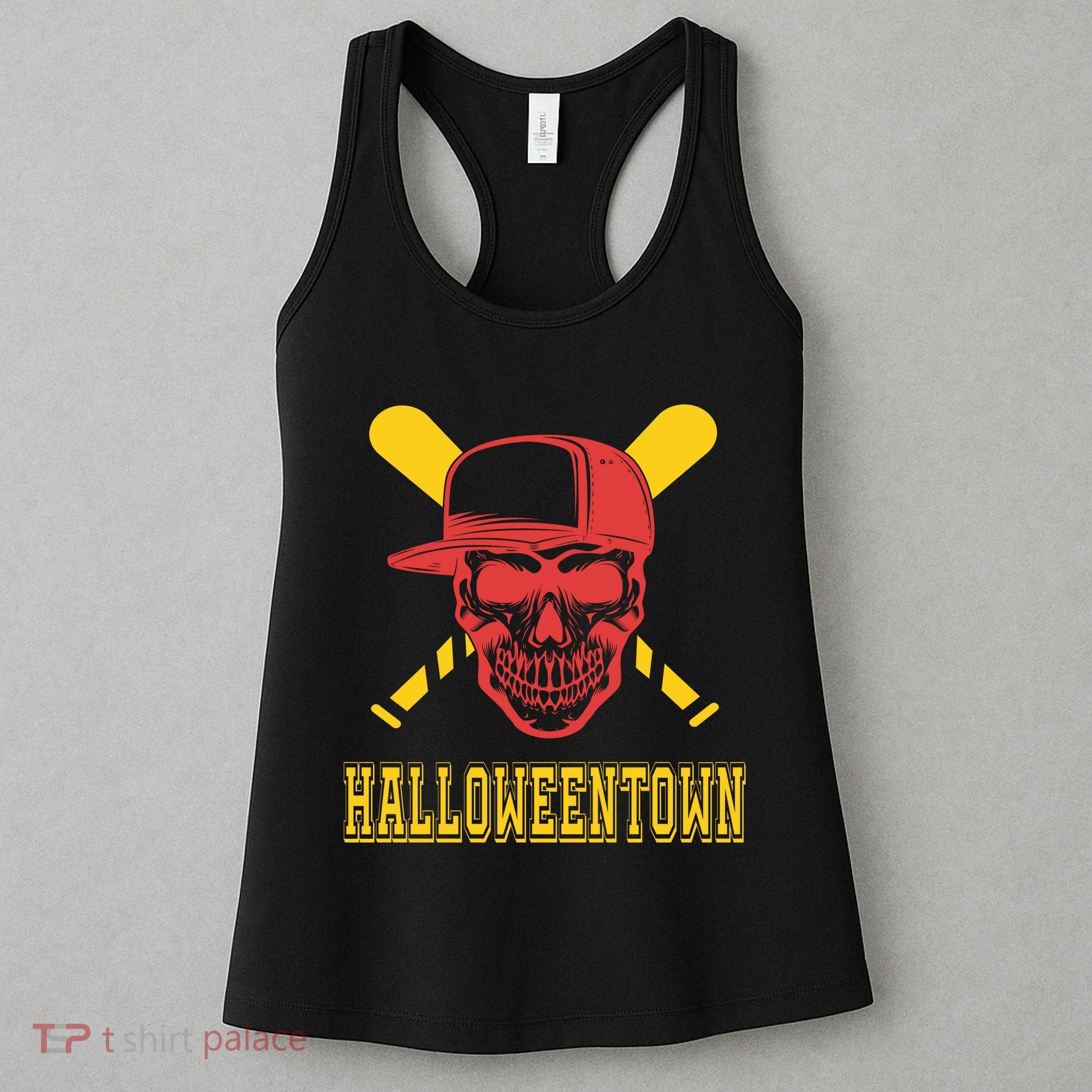 Halloweentown Skeleton Baseball Women's Tank Top