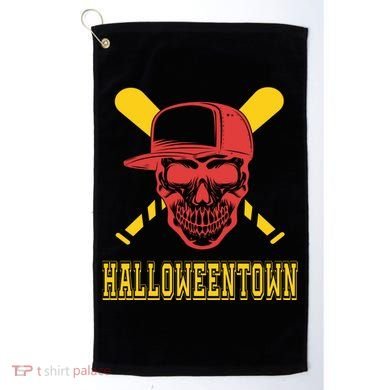 Halloweentown Skeleton Baseball Golf Towel