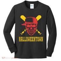 Halloweentown Skeleton Baseball Kids Long Sleeve Shirt thumb 0