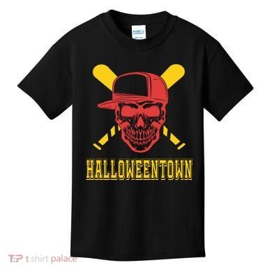 Halloweentown Skeleton Baseball Kids T-Shirt