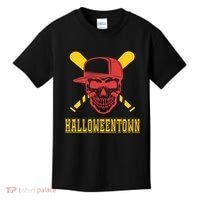 Halloweentown Skeleton Baseball Kids T-Shirt thumb 0