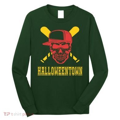 Halloweentown Skeleton Baseball Long Sleeve Shirt