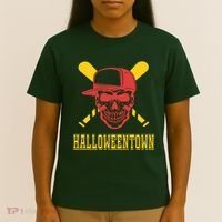 Halloweentown Skeleton Baseball T-Shirt thumb 4