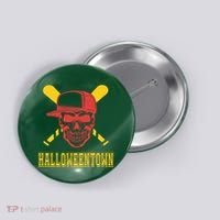 Halloweentown Skeleton Baseball Button thumb 0